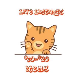 Live Listings $10-$20 Items